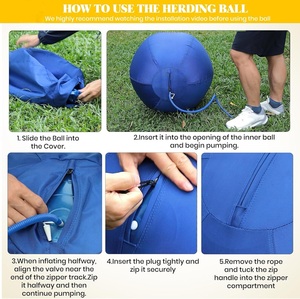 Pelota de Yoga Resistente para Perros de Razas Medianas/Grandes, Ecológica, con Cubierta Antideslizante - Product Image 6