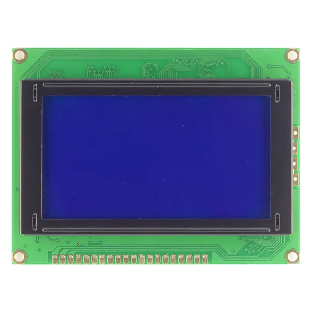 COBグラフィックスLCM12864モジュール128*64ドットドットマトリックスSTN白文字青背景LCDモジュールモノラルパラレルインターフェイス