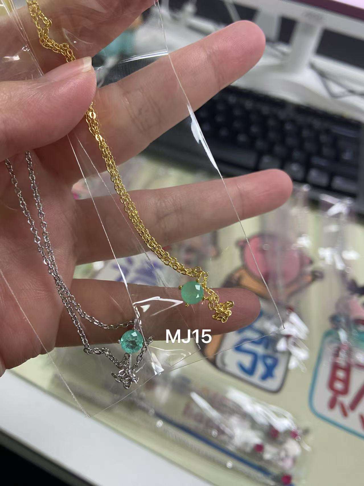 MJ15 - White Gold Plated