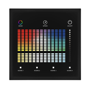 <span class=keywords><strong>Console</strong></span> DMX512 murale à écran tactile Skydance T15-S 100-240VAC 1 zone avec télécommande RF pour éclairages LED RGB+CCT - Product Image 3