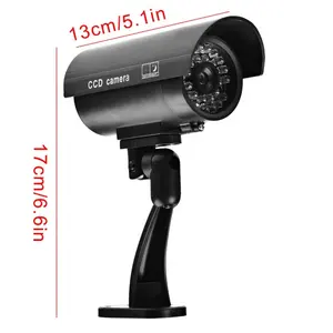 Dummy אבטחת CCTV Dummy מצלמה 2600B מזויף מצלמה עם LED אור