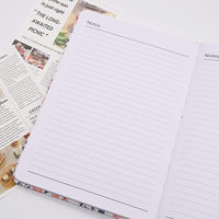 Vente flash de papeterie, carnet d'agenda personnalisé A5 bon marché, reliure spirale