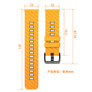 Correa de Silicona de 22 mm de Liberación Rápida para Reloj Inteligente, Brazalete Deportivo de Dos Tonos para Garmin Venu 4 <span class=keywords><strong>3</strong></span> 45 mm Forerunner 265 255 570 47 mm - Product Image 4