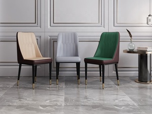 <span class=keywords><strong>Silla</strong></span> de comedor de alta calidad, moderna, sencilla, <span class=keywords><strong>ligera</strong></span>, de lujo, de cuero, <span class=keywords><strong>barata</strong></span>, para hotel, <span class=keywords><strong>silla</strong></span> de comedor de metal - Product Image 4