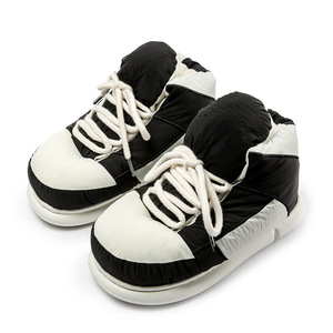 <span class=keywords><strong>Zapatillas</strong></span> de deporte suaves para exteriores para hombre, <span class=keywords><strong>zapatillas</strong></span> personalizadas divertidas con <span class=keywords><strong>cordones</strong></span> para mantener el calor, zapatos de felpa, <span class=keywords><strong>zapatillas</strong></span> antideslizantes para interiores - Product Image 2