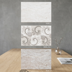 Azulejos de Pared de Cerámica Digital con Acabado Brillante y Entrelazado, Estilo Mármol Español, 300x450mm, para Baño, Cocina, Interiores y Exteriores - Product Image 1