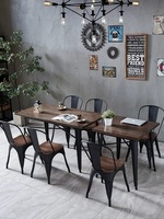 Les meubles commerciaux peuvent être personnalisés avec des ensembles de tables et de chaises de bar Tables et chaises de restaurant en métal durable