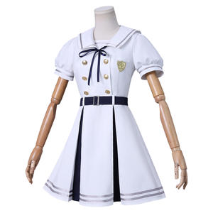 Disfraz de cosplay Songle: Conjunto de uniforme escolar de verano Bosque Lunar para mujer, inspirado en Lost Son Ave Mujica Stage, de poliéster Echo - Product Image 2