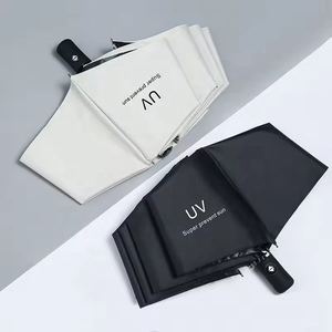 SD Custom 3-Fold Paraguas de protección solar automático Logo Impreso Día lluvioso A prueba de viento para negocios o regalos publicitarios - Product Image 1