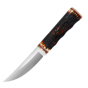 Coltello <span class=keywords><strong>Bowie</strong></span> da Combattimento e Sopravvivenza con Lama Fissa in Acciaio Inox e Manico in Legno, 218MM, per Uso Esterno OEM - Product Image 1