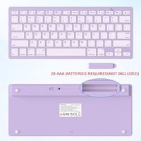 Clavier ultra-fin OEM ODM pour iPad 11e, 10e, 9e, 8e, 7e génération, iPad Pro, Air, Mini et iPhone Series, clavier sans fil iOS avec 12 touches