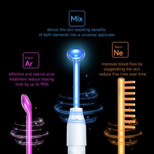 เครื่องนวดหน้าแบบพกพา 6 in 1 คลินิกคุณภาพสูง ความถี่สูง อาร์กอน สำหรับนวดมือ คอ หน้า ยกกระชับใบหน้า ขายดี - Product Image 2