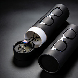 Durable Protective Scratch-Resistant Cylindrical <b>Cardboard</b> <b>Tube</b> Packaging for Eyeglasses Sunglasses Reading Glasses - Product Image 4