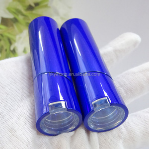Tubes de Rouge à Lèvres en Plastique de Luxe, Logo Personnalisé, Marque Privée, OEM, Tubes Vides Bleus Biseautés pour Rouge à Lèvres - Product Image 4