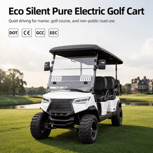Voiturette de golf électrique GRENTEK Eco Silent 4 places, silencieuse, sans bruit, pour parcours de golf et routes privées. - Product Image 3