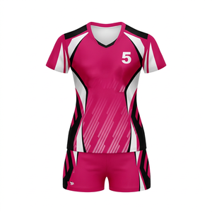 Derniers modèles d'uniformes de volley-ball pour femmes, tenues de sport d'été pour l'extérieur, légères, sans manches, 100% polyester - Product Image 1