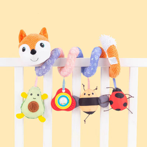 Jouet en peluche doux pour bébé, jouet à hochet de dessin animé, jouet en spirale suspendu au <span class=keywords><strong>lit</strong></span> pour poussette et berceau - Product Image 2