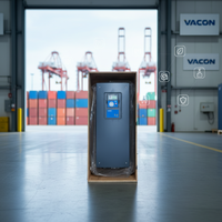Variador de Frecuencia VFD Serie NXP de Vacon, 37KW, 380-500V, NXP00725-A5H1SSV-A9A2000000 132L9302, Apto para Barcos Industriales y Ascensores