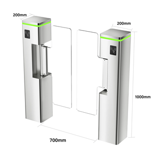 OEM tự động cảm ứng nút cổng truy cập cháy siêu thị Swing turnstiles với thẻ RFID - Product Image 2