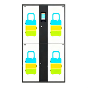 Casillero de equipaje inteligente de autoservicio las 24 horas montado en la estación de tren del aeropuerto de escaneo de código QR moderno - Product Image 3