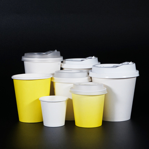 8oz tường đơn Cốc giấy nhỏ cốc cà phê có nắp đậy-in logo tùy chỉnh sinh thái thân thiện với số lượng lớn bán buôn cho cà phê Takeaway - Product Image 4