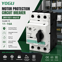 Disjoncteur de protection moteur triphasé MPCB 11-16A à courant réglable pour le contrôle de pompes, ventilateurs et compresseurs