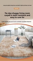QIANQIAO Tapis shaggy haute densité pour projets d'appartements et de villas, avec support personnalisé, tapis en polyester extra épais, ODM