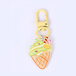 Porte-clés pendentif en forme <span class=keywords><strong>de</strong></span> <span class=keywords><strong>glace</strong></span> à dessert super mignon transfrontalier, <span class=keywords><strong>petit</strong></span> ornement, porte-clés, charme <span class=keywords><strong>de</strong></span> sac féminin - Product Image 6