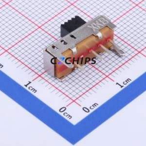 SS13E05L4 Slide Switch Through hole Component (THT) Switch Single Pole Three Throw Rectangle Pin Header PC Pin 16.6mm - Product Image 1