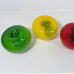 Decorativo antico vetro di <span class=keywords><strong>murano</strong></span> pera frutta artigianato centrotavola matrimonio rana - Product Image 2