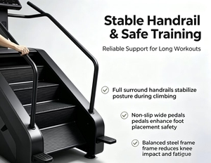 Máquina para subir escaleras de gran tamaño y alta resistencia con motor silencioso para hoteles, apartamentos y gimnasios interiores. - Product Image 5