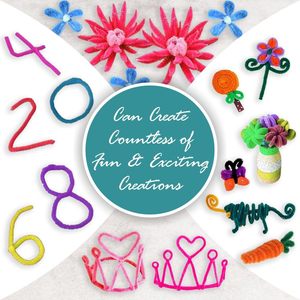 Wholesale <strong>Pipe</strong> Cleaners Assorted Colors Chenille <strong>Stems</strong>,100pcs Limpia Pipas Fuzzy Sticks Craft,6mm 8mm Fluffy <strong>Pipe</strong> Cleaners Craft - Product Image 5