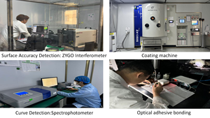 디지털 현미경용 반사 방지 코팅이 적용된 석영 더블렛 무색 렌즈-OEM 맞춤형 광학 장비 - Product Image 5