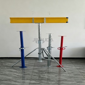 Étai de soutènement <span class=keywords><strong>en</strong></span> acier avec plaques de base carrées, <span class=keywords><strong>en</strong></span> forme de papillon et <span class=keywords><strong>en</strong></span> <span class=keywords><strong>U</strong></span> <span class=keywords><strong>en</strong></span> option, adapté à diverses conditions de construction au sol - Product Image 2
