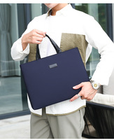 Sac à documents souple A4 tendance, mallette portable en tissu Oxford pour femmes et hommes, sac pour ordinateur portable pour affaires ou voyages
