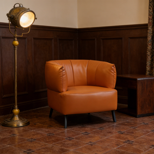 <span class=keywords><strong>Fauteuil</strong></span> pivotant individuel de style américain, nouveau <span class=keywords><strong>fauteuil</strong></span> en cuir rétro de luxe léger <span class=keywords><strong>pour</strong></span> salon, balcon et usage domestique - Product Image 4