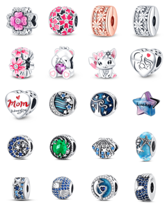 Pendentifs breloques en zircon argenté tendance, très demandés, pour étuis de <span class=keywords><strong>voyage</strong></span>, appareils photo, articles de bricolage perlés, adaptés aux bracelets et colliers - Product Image 1