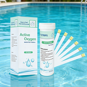 Bandes de test d'oxygène <span class=keywords><strong>actif</strong></span> pour <span class=keywords><strong>piscine</strong></span>, kit de test de la qualité de l'eau de spa - Product Image 1