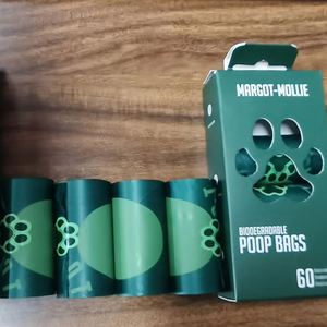2025 Hot Sales Eco-Friendly <b>Compostable</b> Leak Proof PLA+Corn Material Dog Poop <b>Bag</b> Custom Pet Poop <b>Bag</b> - Product Image 1