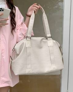 Fashionable Large PU Tote <b>Bag</b> <b>Women</b> 2025 Korean Designer Inspired Waterproof Zipper Closure Carryall <b>Laptop</b> Sleeve Travel <b>Bag</b> - Product Image 2
