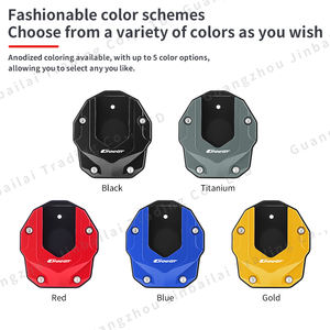 Base de Soporte Lateral Ampliada para Motocicletas, de Aleación de Aluminio CNC, con Logotipo, para <span class=keywords><strong>C400X</strong></span> <span class=keywords><strong>C400GT</strong></span> - Product Image 6