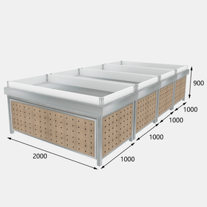 Expositor Refrigerado Personalizado para Supermercado, Balcão de Exibição de Congelados, Mesa de Exibição de Peixes e Frutos do Mar - Product Image 6