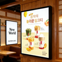 Affiches lumineuses LED personnalisées pour les vitrines des magasins de détail avec des écrans publicitaires à haute luminosité