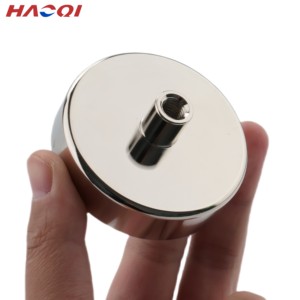 D20mm D75 Neodymium lồi nội bộ Threaded cup nồi nam châm với nội bộ gắn chủ đề từ nồi nam châm - Product Image 2