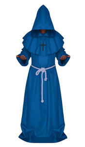Disfraz de Cosplay de Monje Medieval, Mago, Sacerdote, Túnica de Muerte para Halloween - Product Image 3