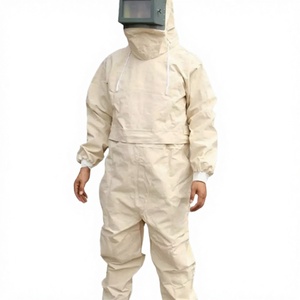 Vêtements de sécurité entièrement encapsulés, résistants à la chaleur 1000°C, imperméables, anti-chimiques, anti-rayonnements, avec respirateur - Product Image 3