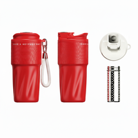 Vente en gros de gourdes isothermes en acier inoxydable 316 de 40 oz, 11 couleurs, avec poignée côtelée, logo 3D personnalisé, isolation 24h