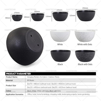 Vente en gros de pots de jardin en plastique pour l'intérieur Produit ménager Décorations de plantes pour la maison Pot de fleurs suspendu pour panier extérieur