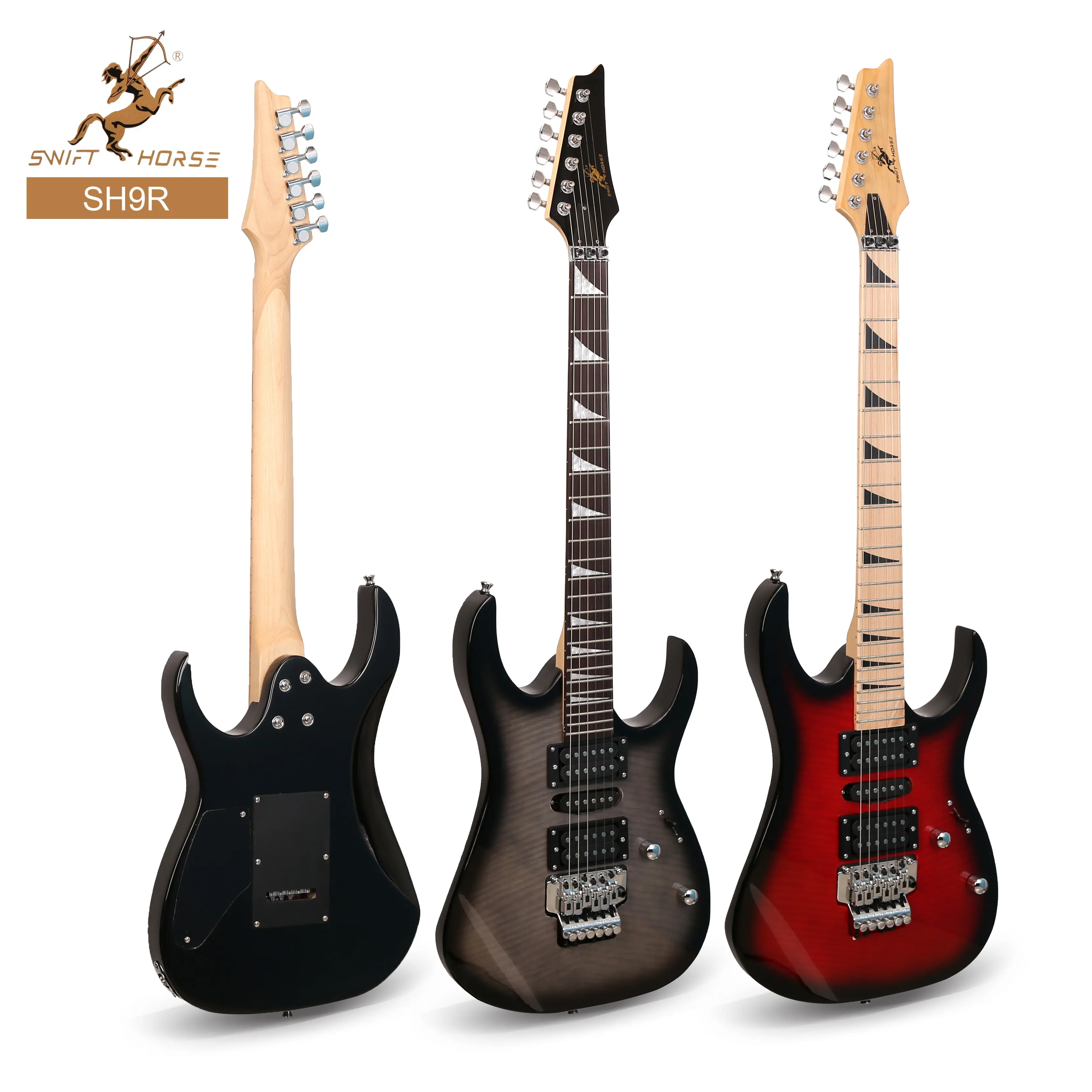 Schlussverkauf Elektro-Gitarre hohe Qualität Großhandel Fabrik Direktverkauf Elektro-Gitarre HSH Akzeptieren OEM ODM individuelles Logo