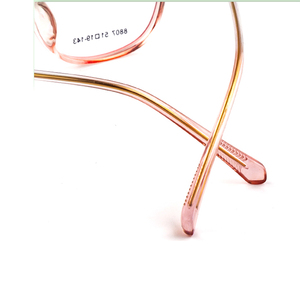 Vente en gros de lunettes unisexes vintage personnalisées titane + TR90 à monture mixte pour hommes et femmes UV400 filtre de lumière bleue classique bleu PC - Product Image 3